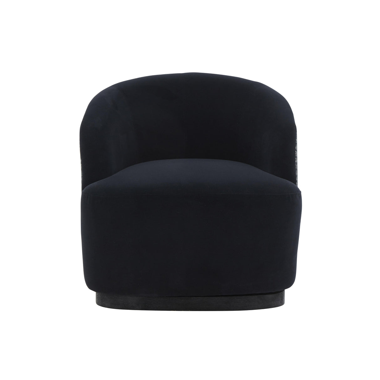 Reese Black Velvet Swivel Chair by TOV Furniture at Eve Furniture