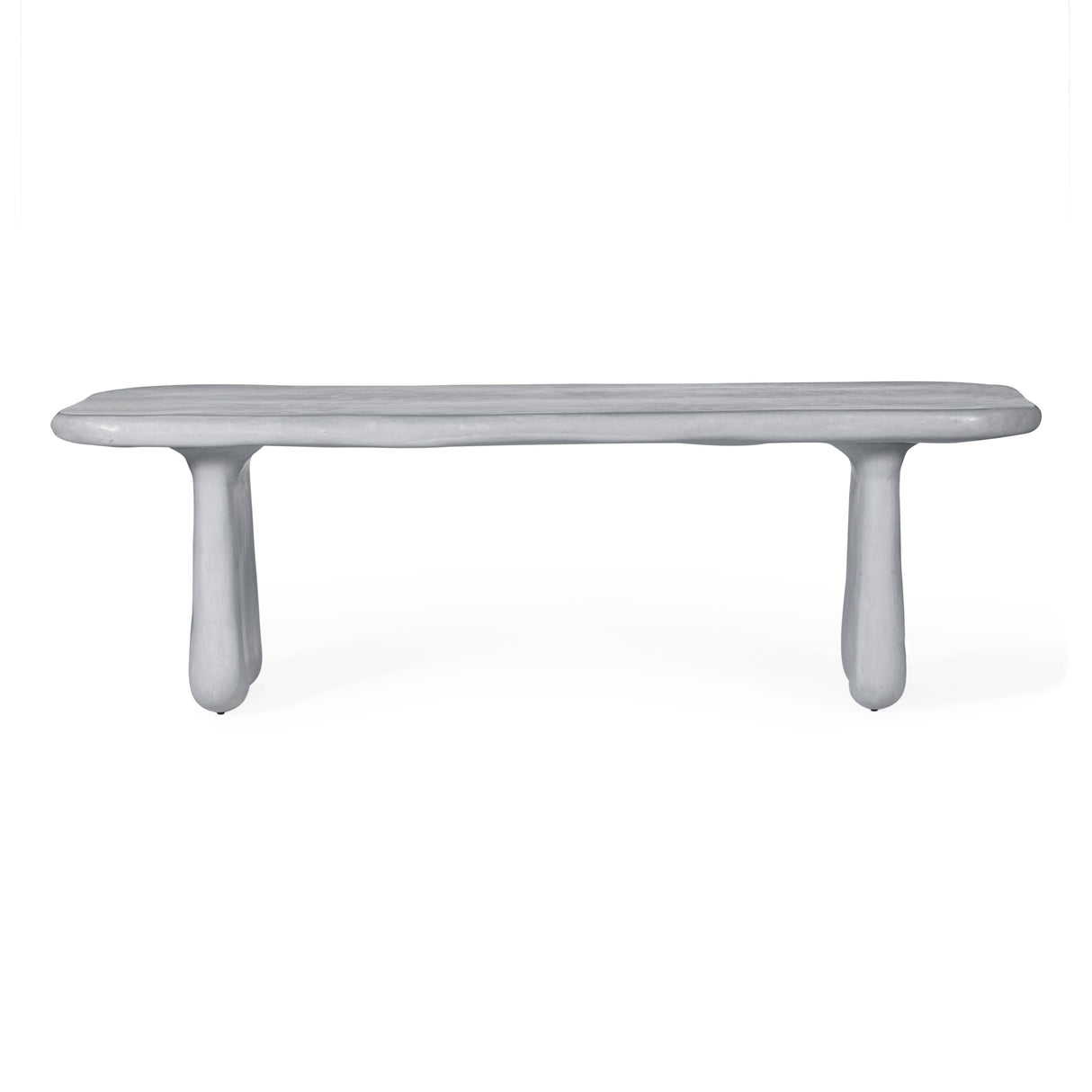 Athen Grey Faux Stone Indoor / Outdoor 95" Rectangular Dining Table by TOV Furniture at Eve Furniture