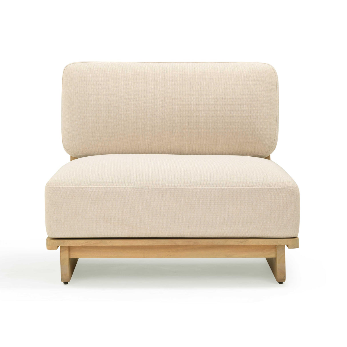 Reavan Cream Outdoor Lounge Chair by TOV Furniture at Eve Furniture