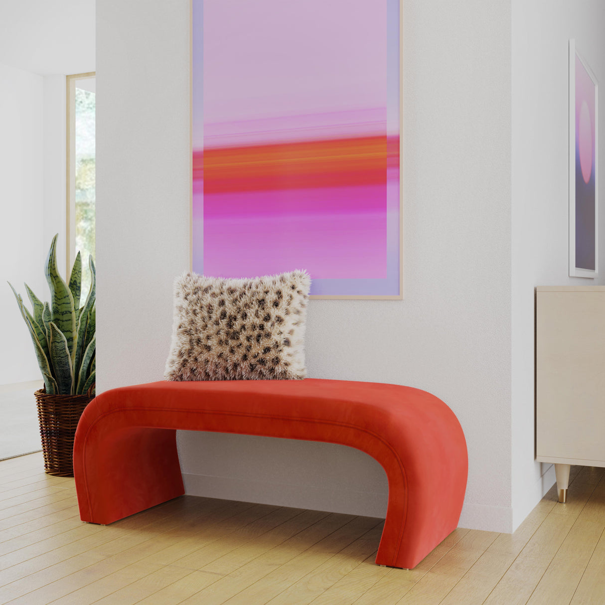 Kenya Velvet Bench by TOV Furniture at Eve Furniture