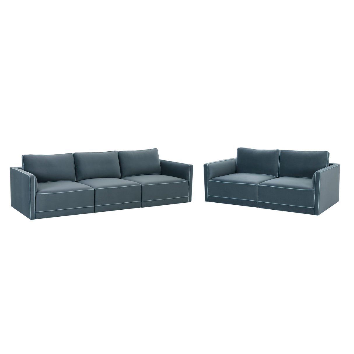 Willow Velvet Modular Sofa by TOV Furniture at Eve Furniture