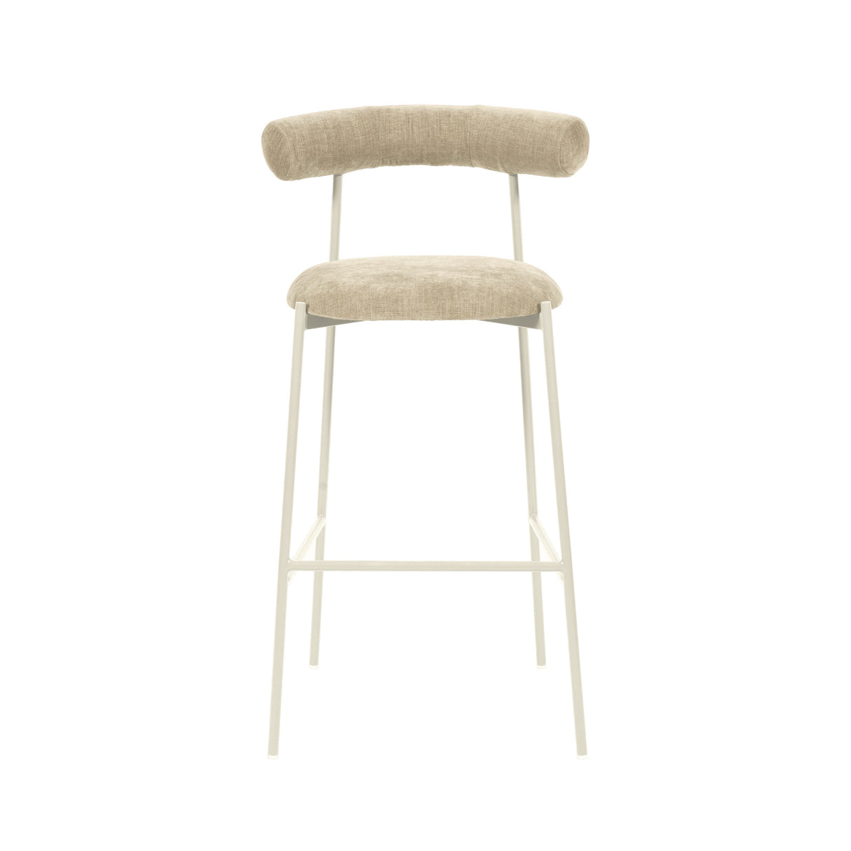 Liliana Performance Velvet Stool by TOV Furniture at Eve Furniture
