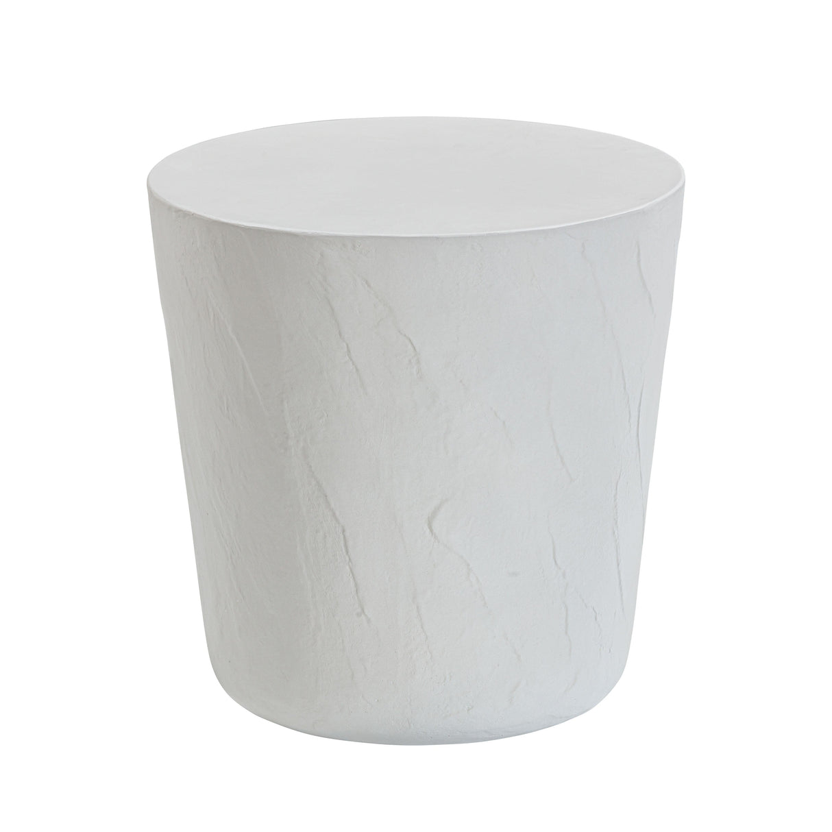 Margot Light Grey Faux Plaster Indoor / Outdoor Concrete Stool by TOV Furniture at Eve Furniture