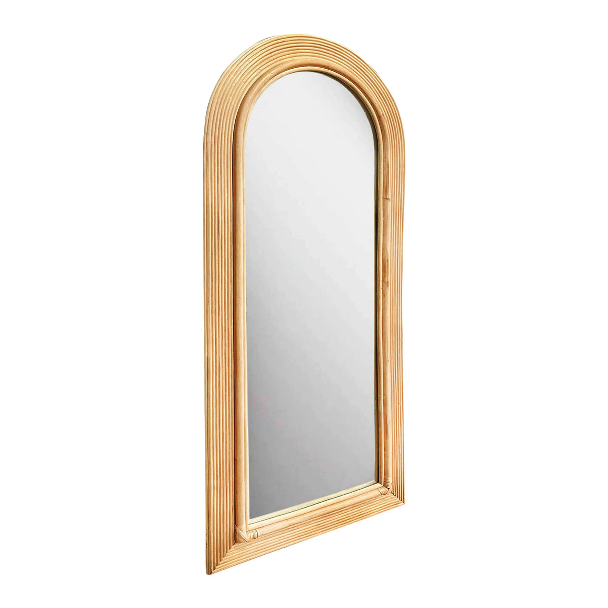 Tanya Rattan 70" Floor Mirror by TOV Furniture at Eve Furniture