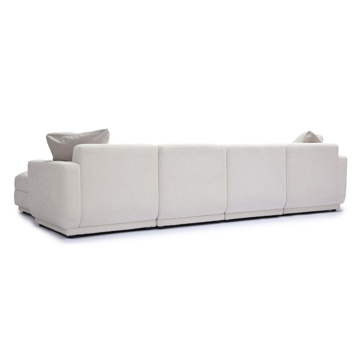 Perry Cream Chenille Modular U-Sectional by TOV Furniture at Eve Furniture
