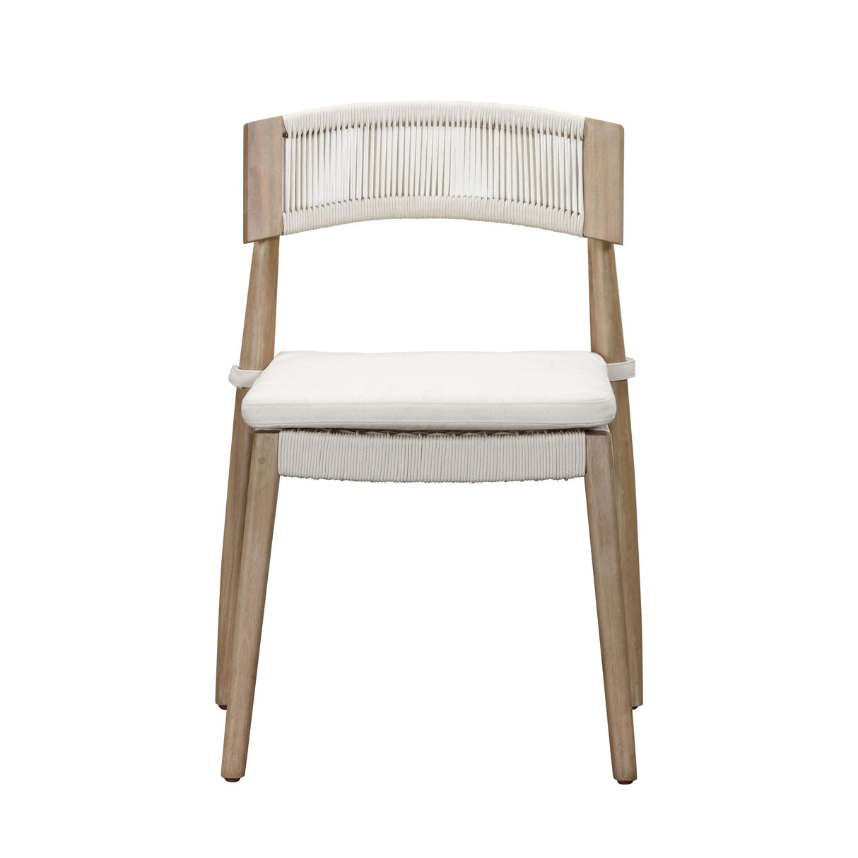 Gata Cream Outdoor Dining Chair - Set of 2 by TOV Furniture at Eve Furniture