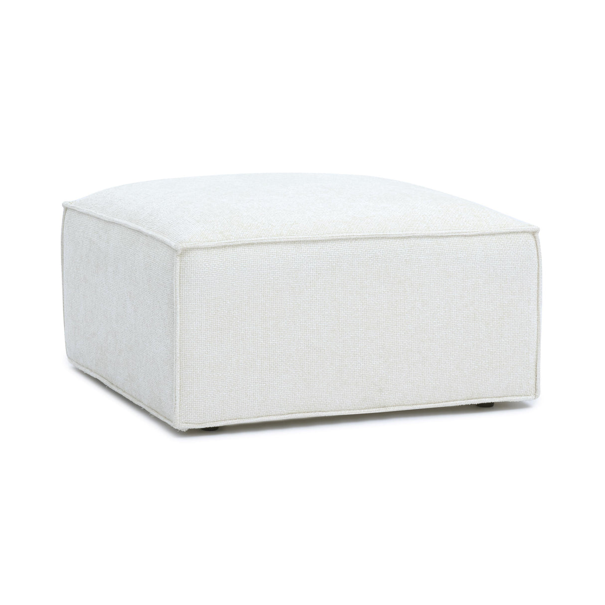 Mindy Chenille Basketweave Ottoman by TOV Furniture at Eve Furniture