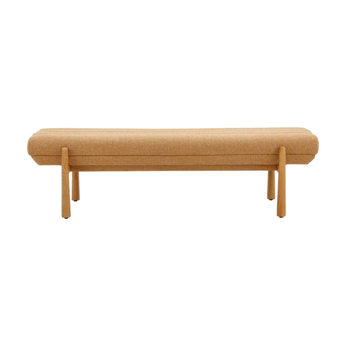 Julianna Sunflower Yellow Heavy Linen Bench by TOV Furniture at Eve Furniture