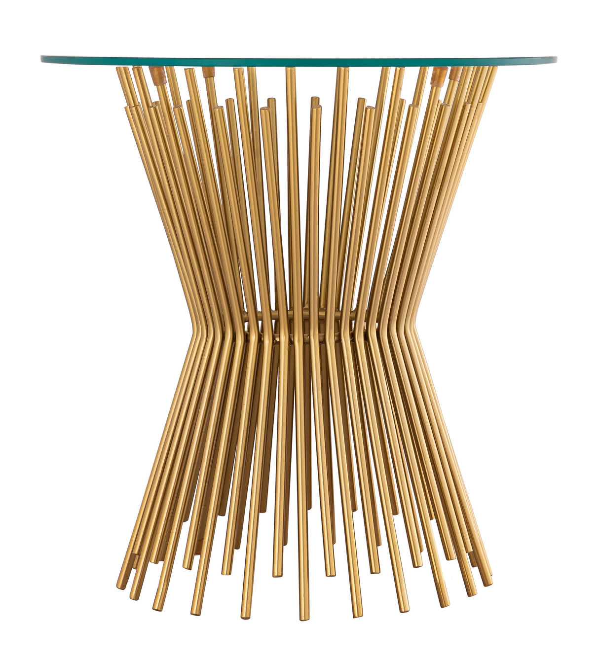 Grace Glass Side Table By Inspire Me! Home Decor by TOV Furniture at Eve Furniture