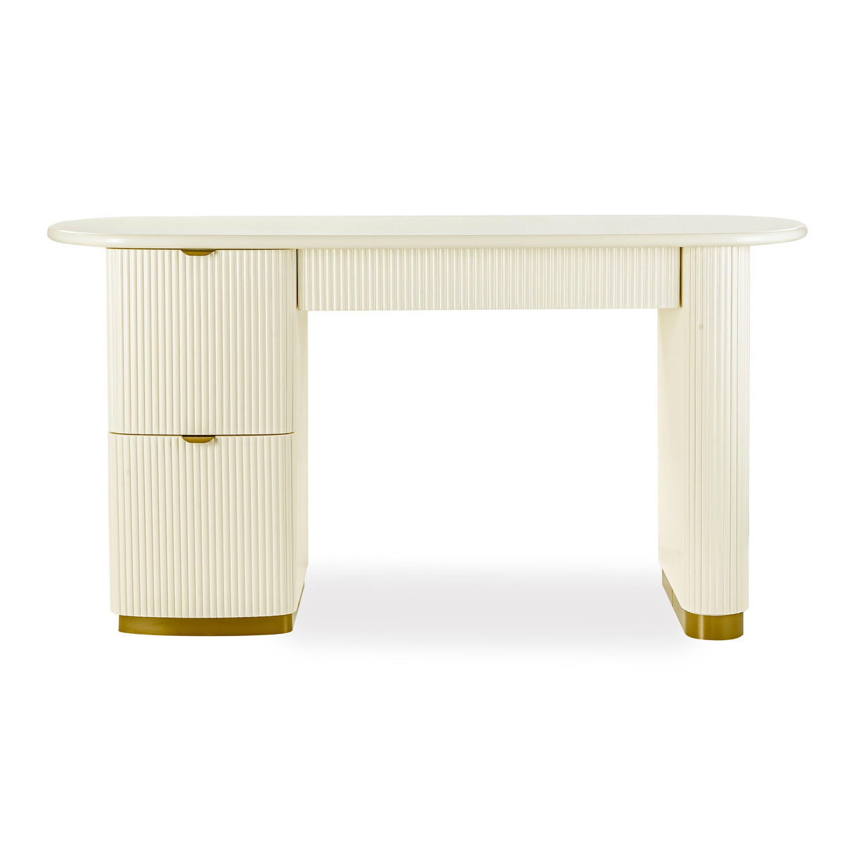 Francesca 3-Drawer Desk by TOV Furniture at Eve Furniture