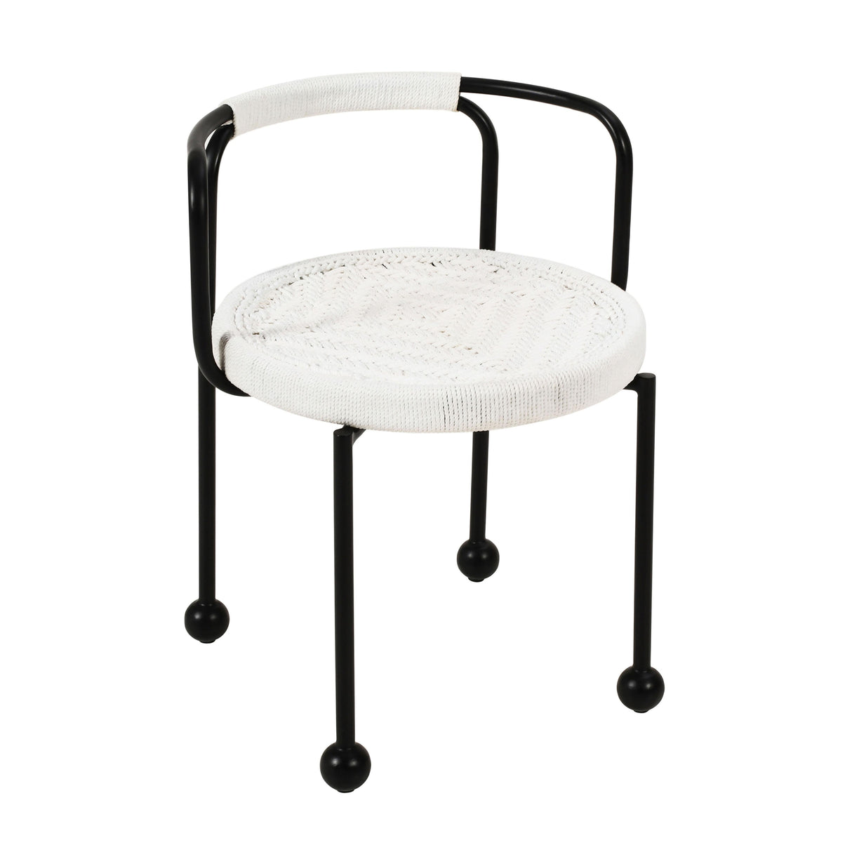 Pansy Cream Outdoor Dining Chair by TOV Furniture at Eve Furniture