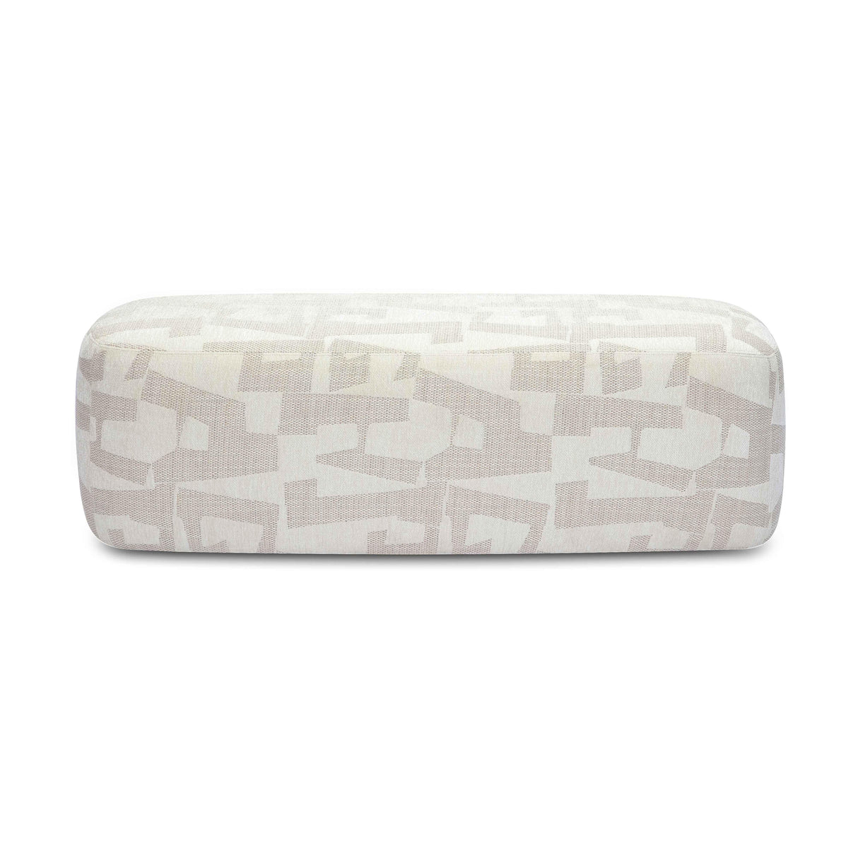 Graceland Cream Jacquard Bench by TOV Furniture at Eve Furniture