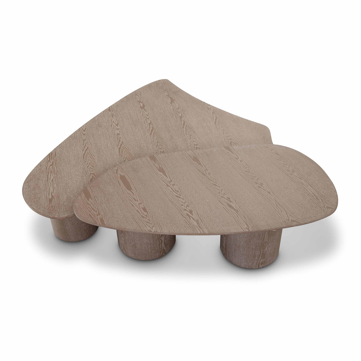 Rhema Washed Ash Nesting Coffee Table Set by TOV Furniture at Eve Furniture