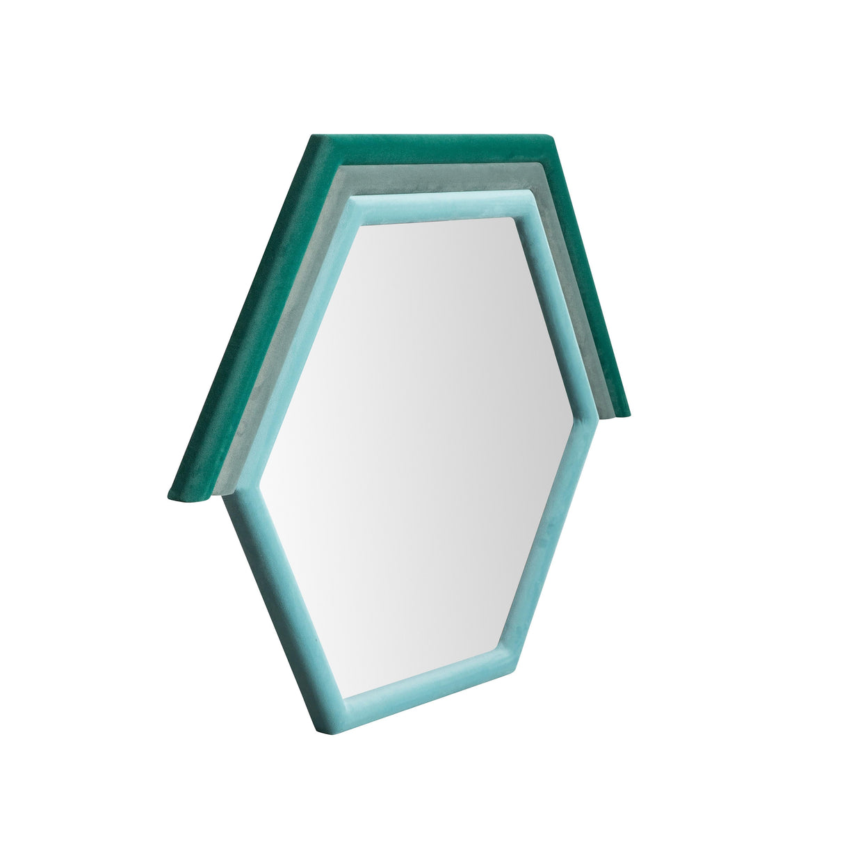Lally Velvet Prism Wall Mirror by TOV Furniture at Eve Furniture