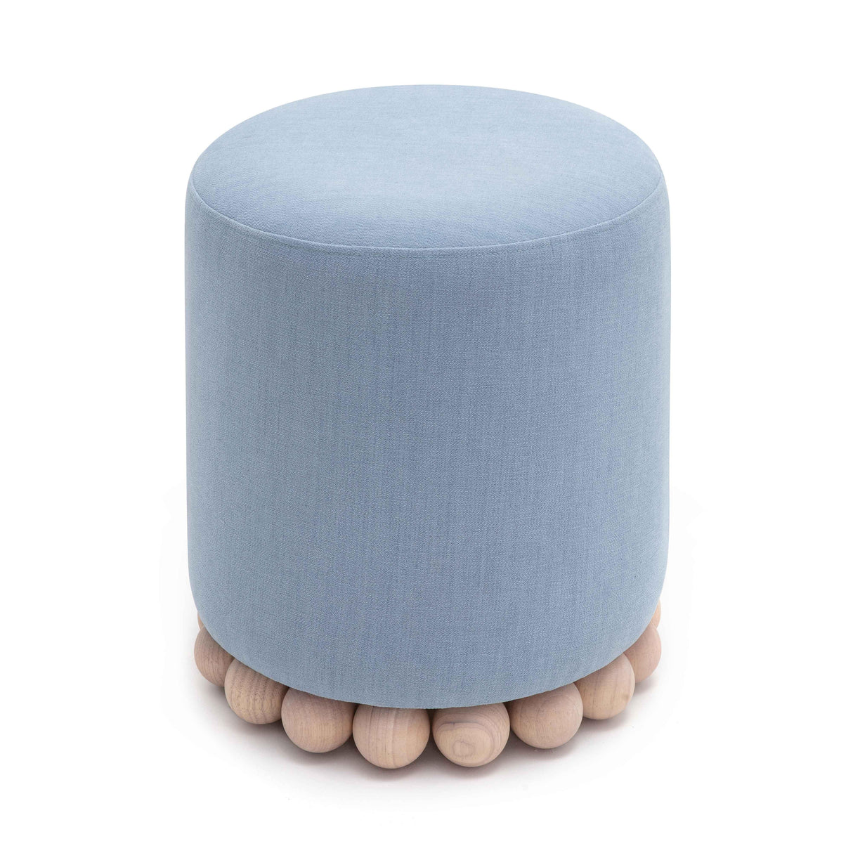 Dex Upcycled Fabric Ottoman by TOV Furniture at Eve Furniture