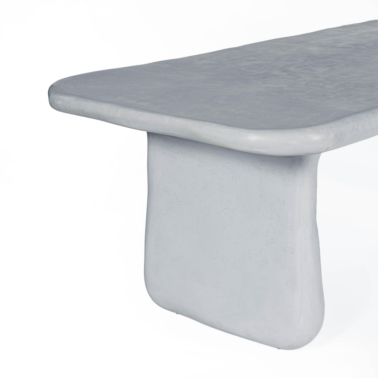 Athen Grey Faux Stone Indoor / Outdoor 95" Rectangular Dining Table by TOV Furniture at Eve Furniture