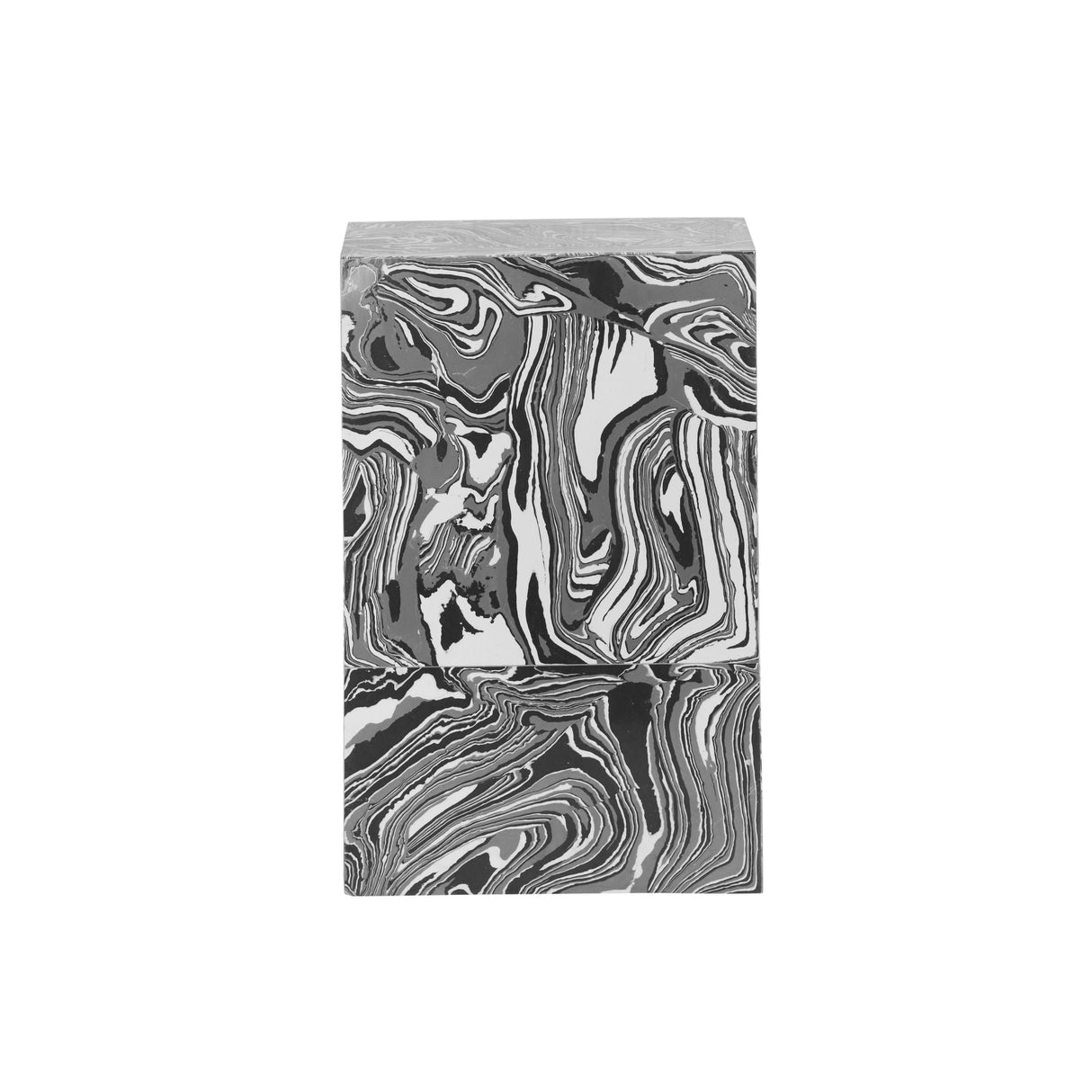 Camryn Swirled Resin Side Table by TOV Furniture at Eve Furniture