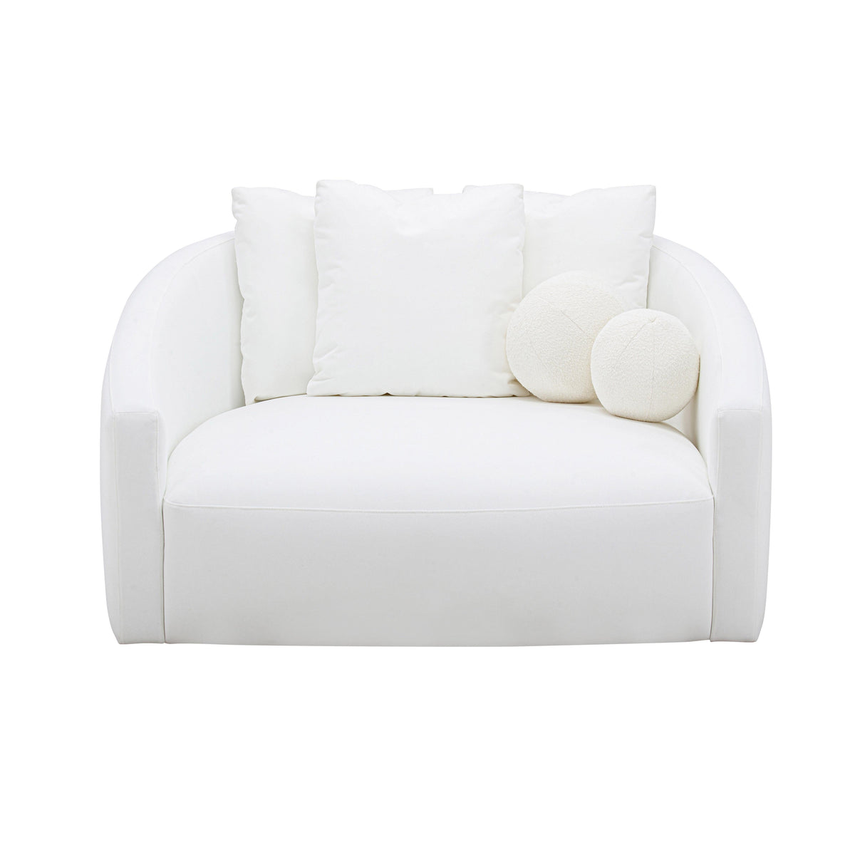 Hanim Cream Linen Daybed by TOV Furniture at Eve Furniture