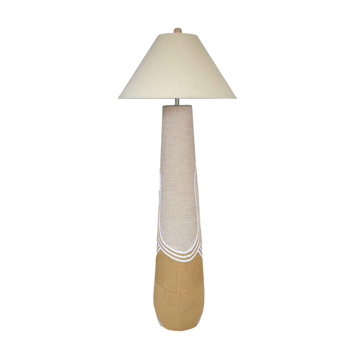 Harlee Natural Woven Floor Lamp by TOV Furniture at Eve Furniture