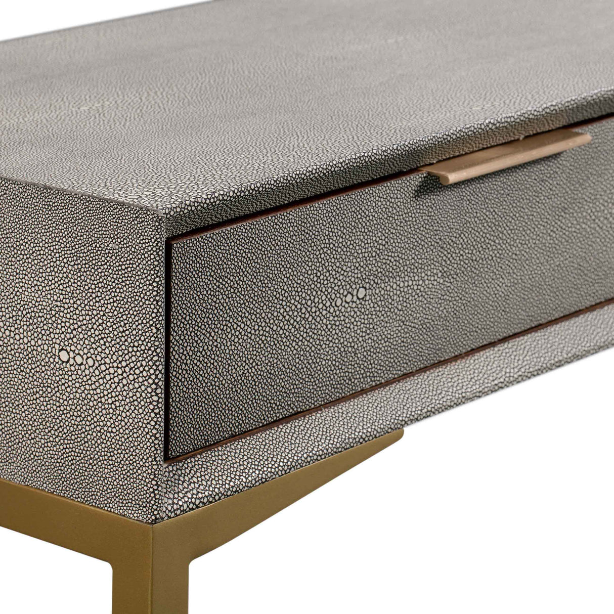 Pesce Shagreen Console Table by TOV Furniture at Eve Furniture