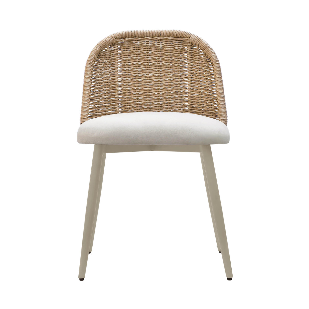 Alexa Rattan Performance Fabric Dining Chair by TOV Furniture at Eve Furniture