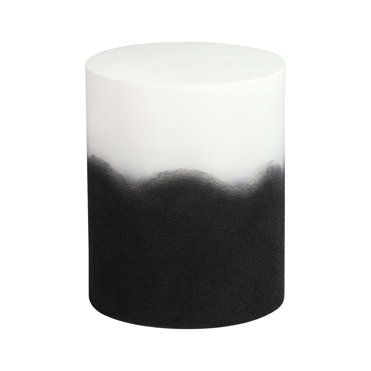 Matra Black and White Side Table by TOV Furniture at Eve Furniture