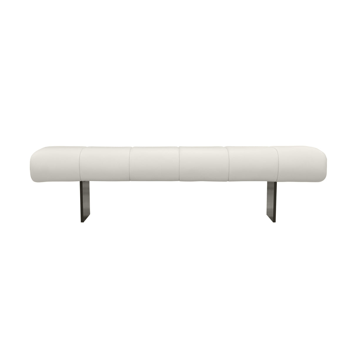 Karol Cream Performance Vegan Leather Bench by TOV Furniture at Eve Furniture