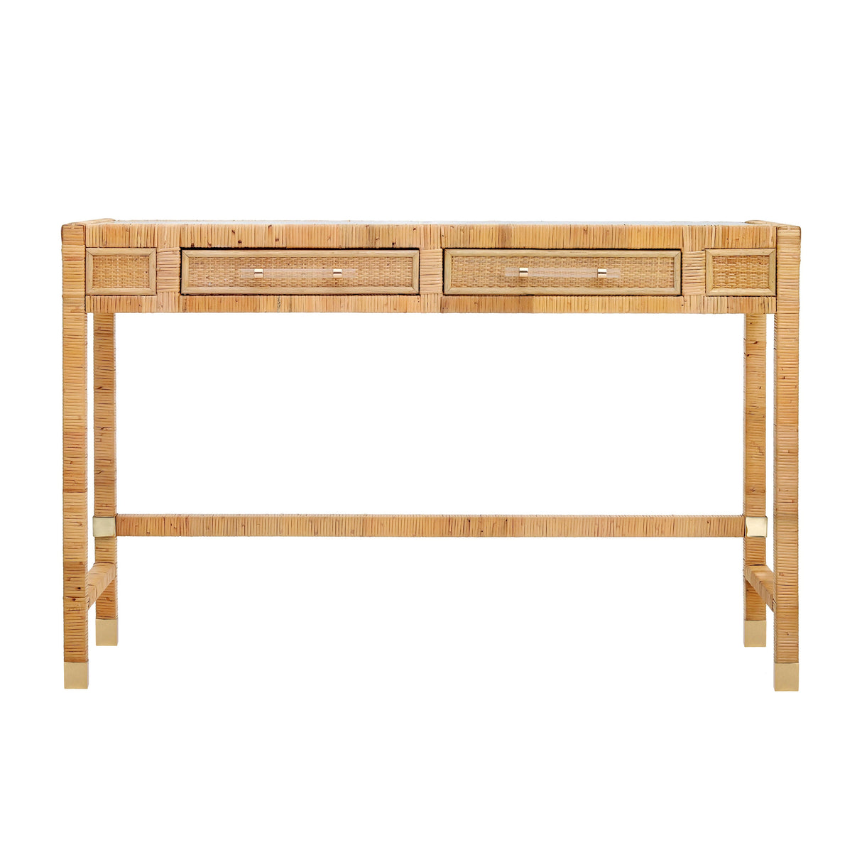 Amara Woven Rattan Desk by TOV Furniture at Eve Furniture
