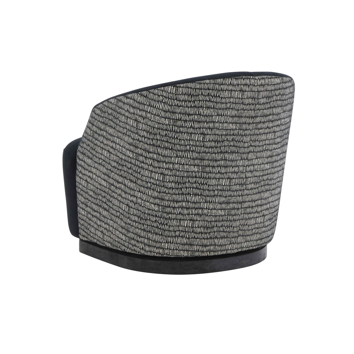 Reese Black Velvet Swivel Chair by TOV Furniture at Eve Furniture