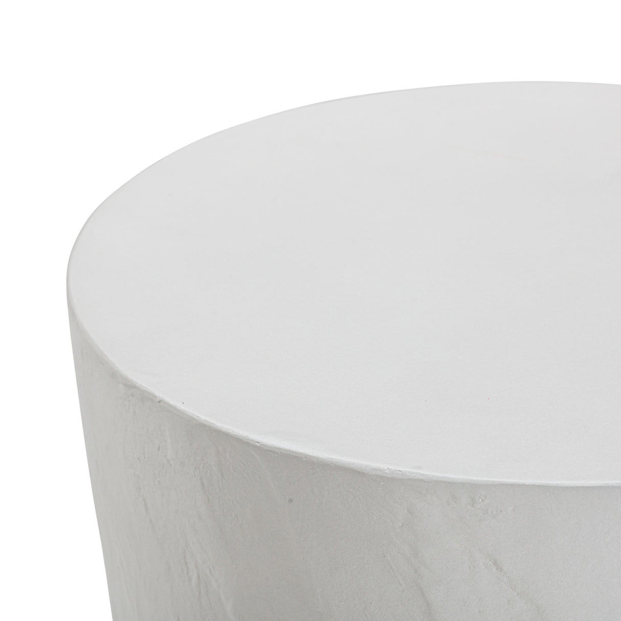 Margot Light Grey Faux Plaster Indoor / Outdoor Concrete Stool by TOV Furniture at Eve Furniture