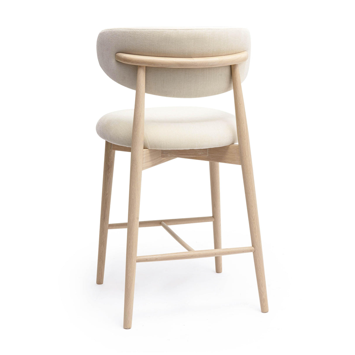 Zinea Performance Textured Velvet Counter Stool by TOV Furniture at Eve Furniture