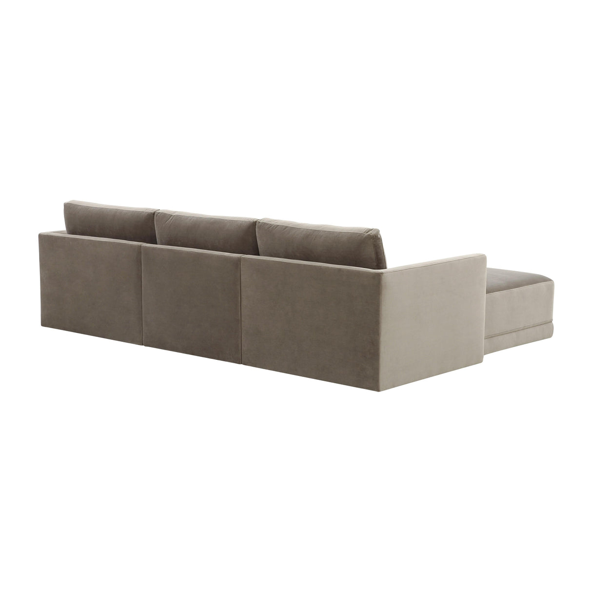 Willow Velvet Modular 4-Piece Sectional by TOV Furniture at Eve Furniture
