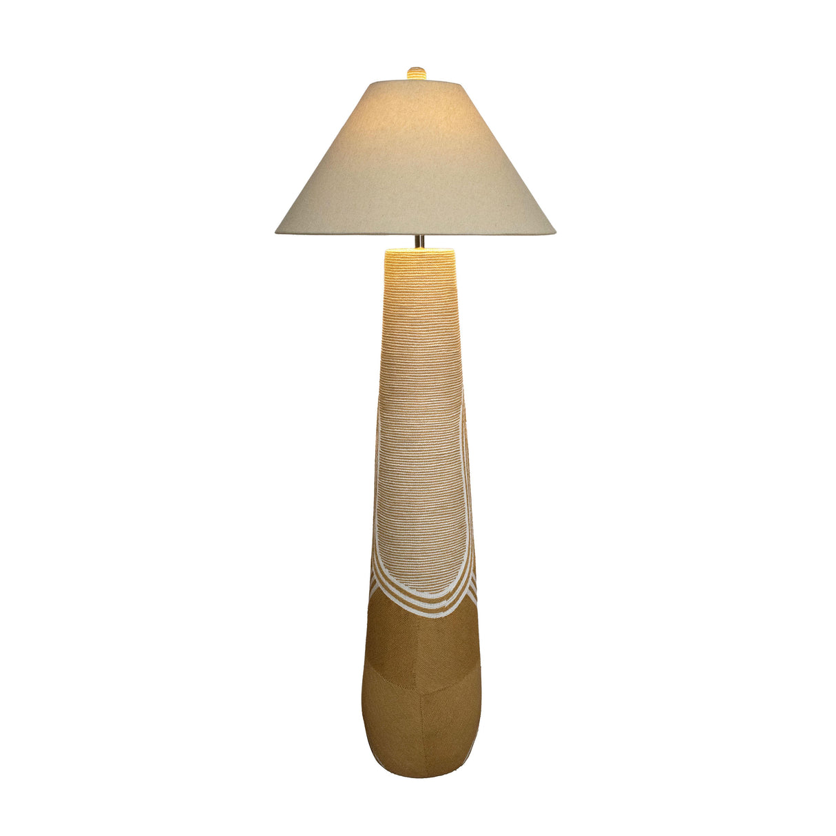 Harlee Natural Woven Floor Lamp by TOV Furniture at Eve Furniture