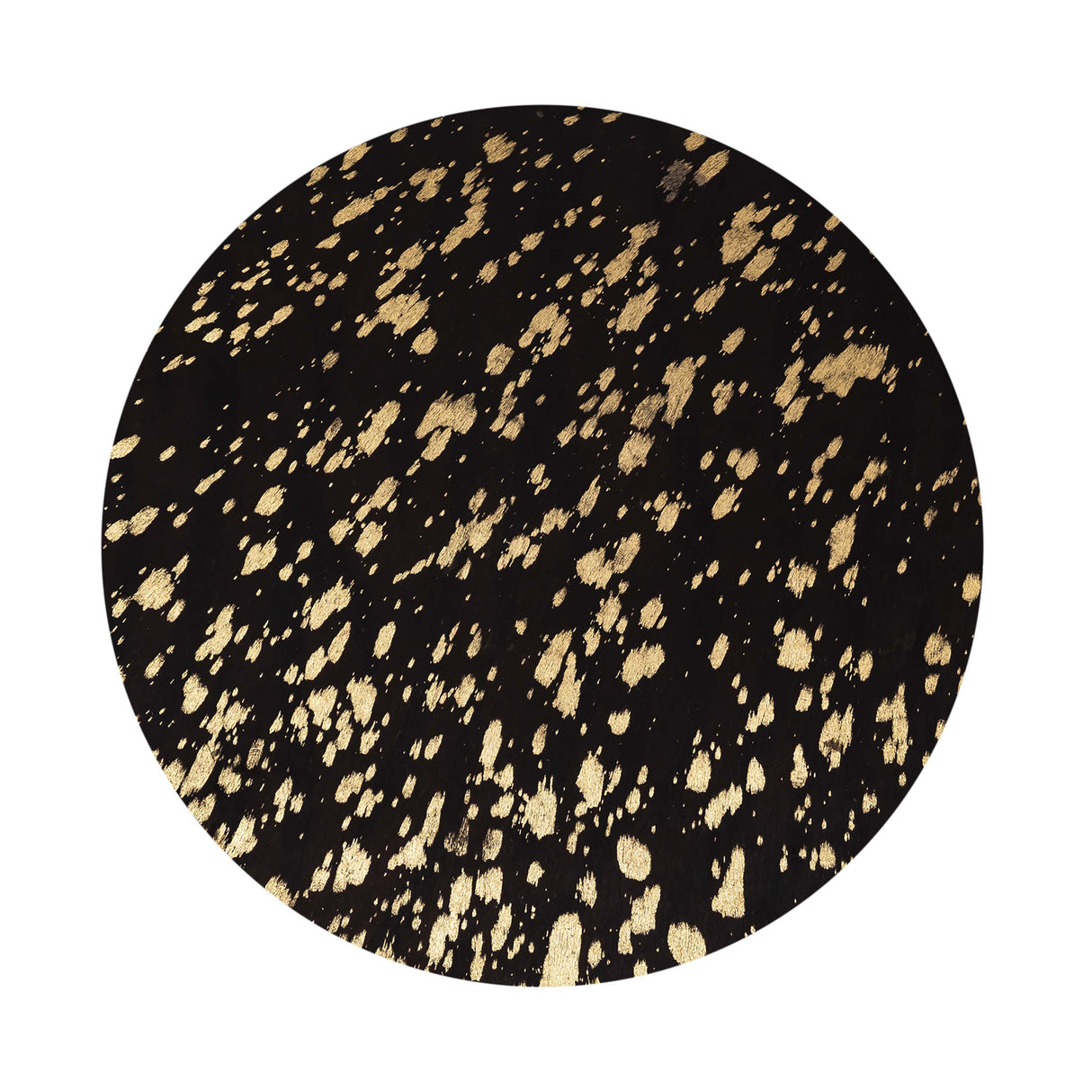 Gold Goathide Side Table by TOV Furniture at Eve Furniture