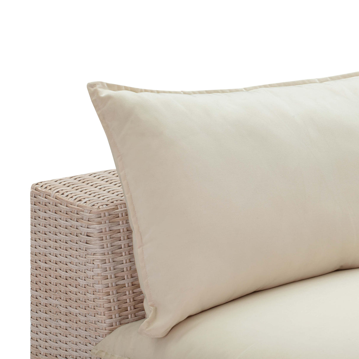 Cali Natural Wicker Outdoor Armless Chair by TOV Furniture at Eve Furniture