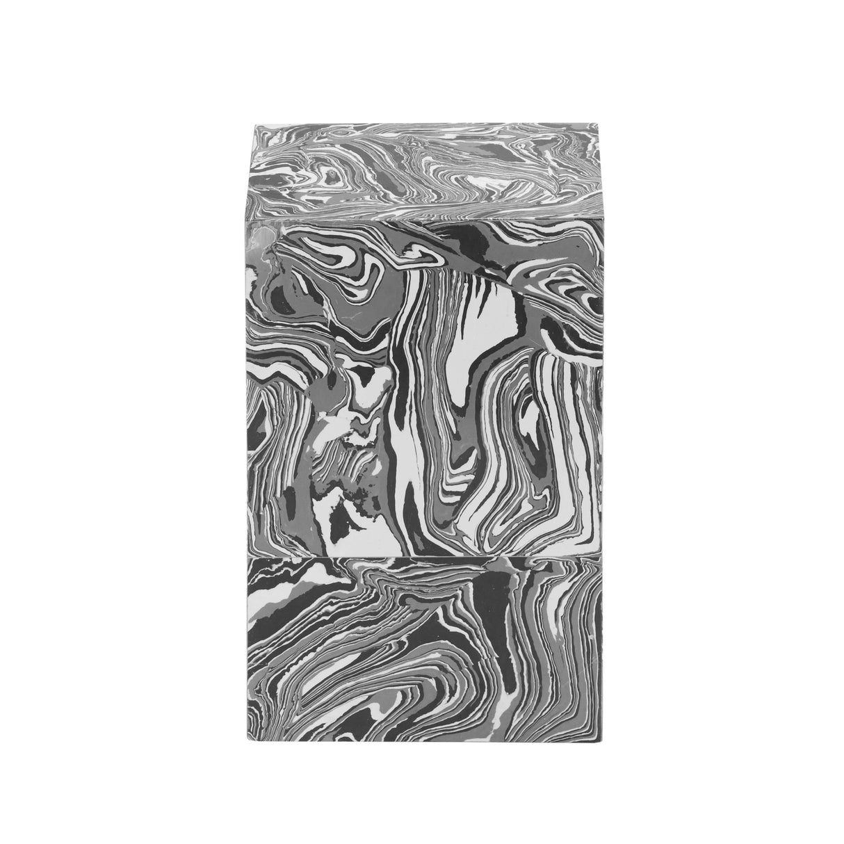 Camryn Swirled Resin Side Table by TOV Furniture at Eve Furniture