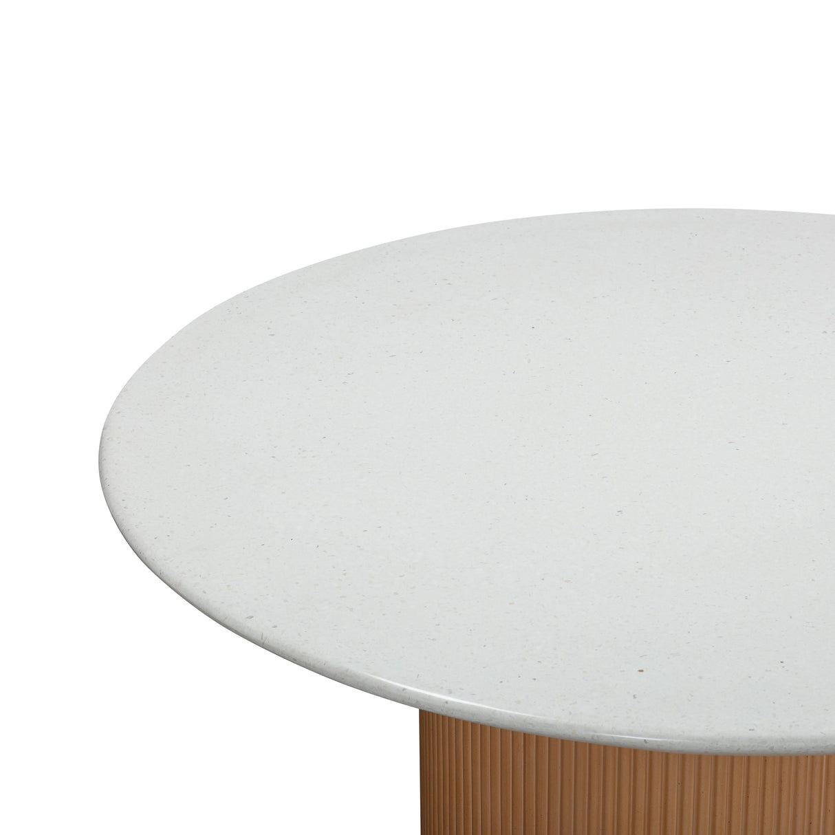 Rose Faux Terrazzo and Terracotta Concrete Indoor / Outdoor 47" Round Dining Table by TOV Furniture at Eve Furniture