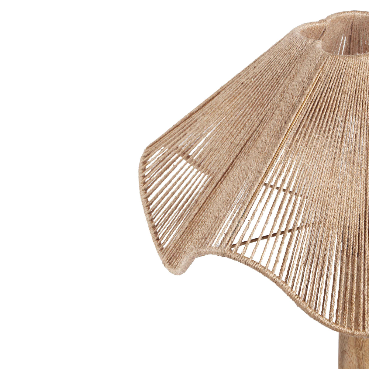 Jula Natural Jute Table Lamp by TOV Furniture at Eve Furniture