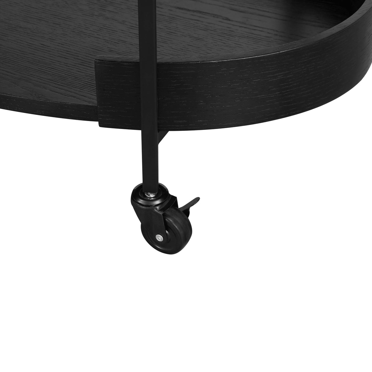 Cyril Black Bar Cart by TOV Furniture at Eve Furniture