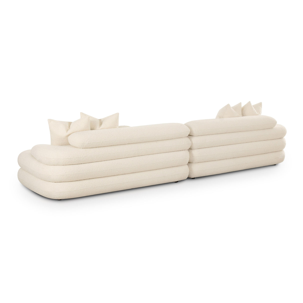 Lulu Cream Boucle Modular Sofa by TOV Furniture at Eve Furniture