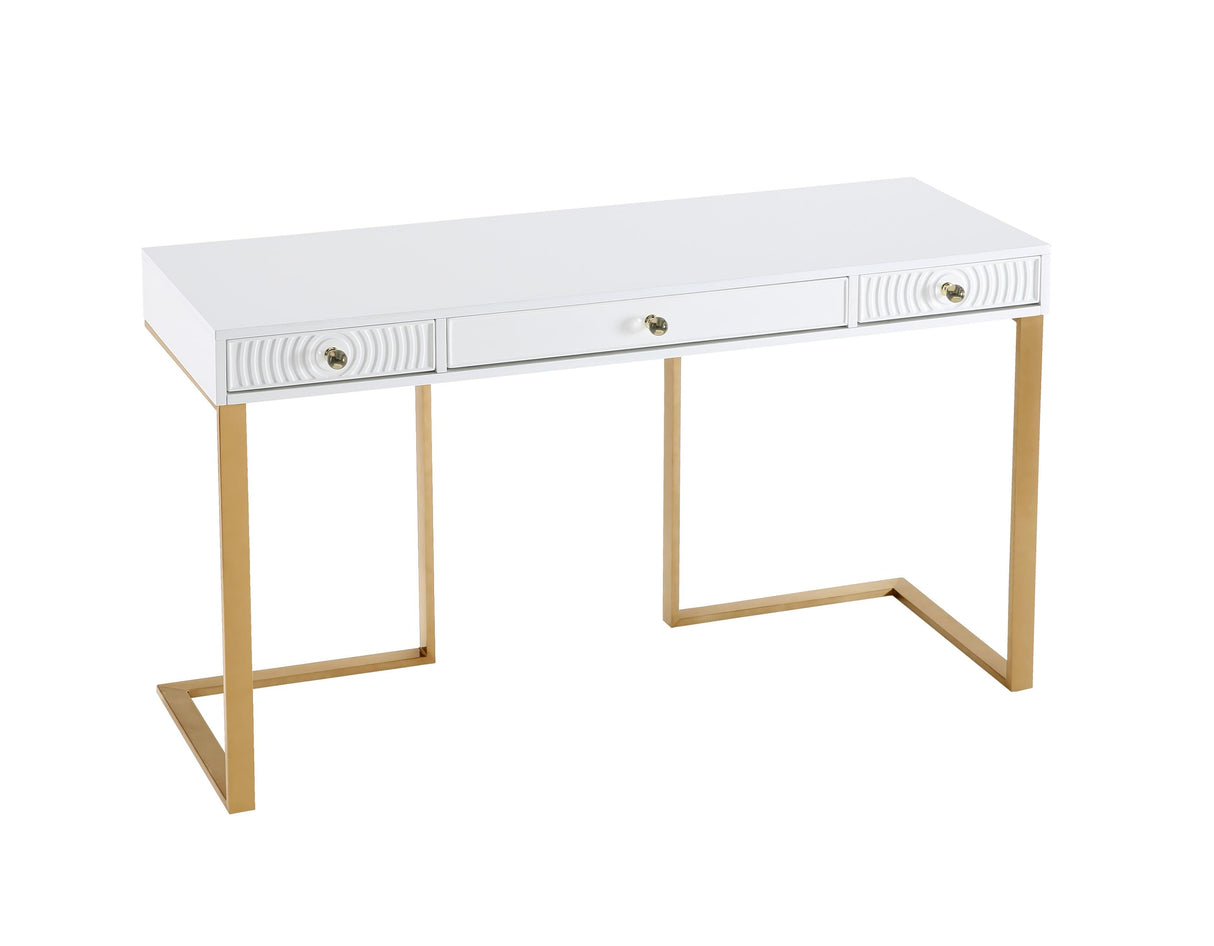 Janie Lacquer Desk by TOV Furniture at Eve Furniture