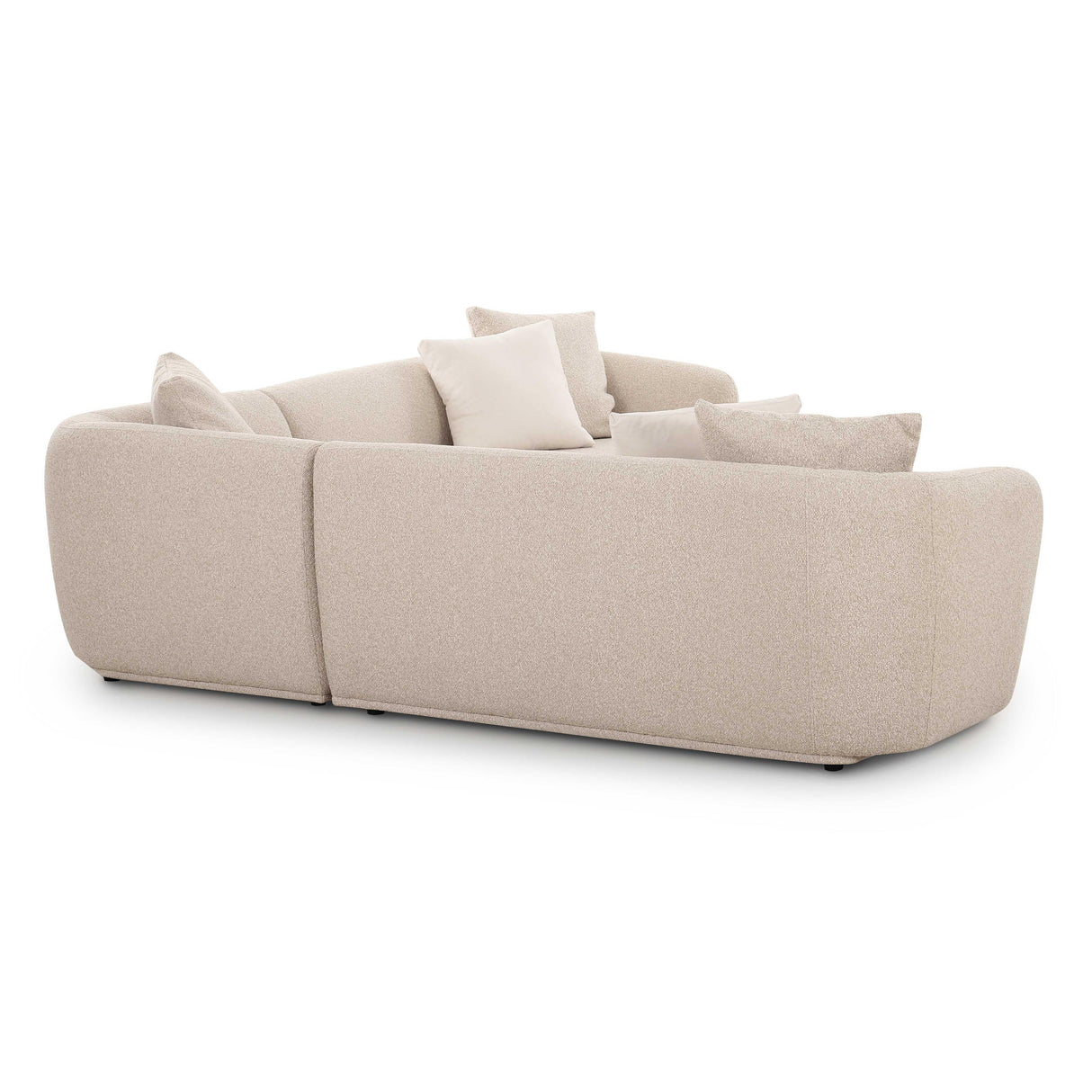 Sylvie Cream Boucle 3-Piece Sectional by TOV Furniture at Eve Furniture