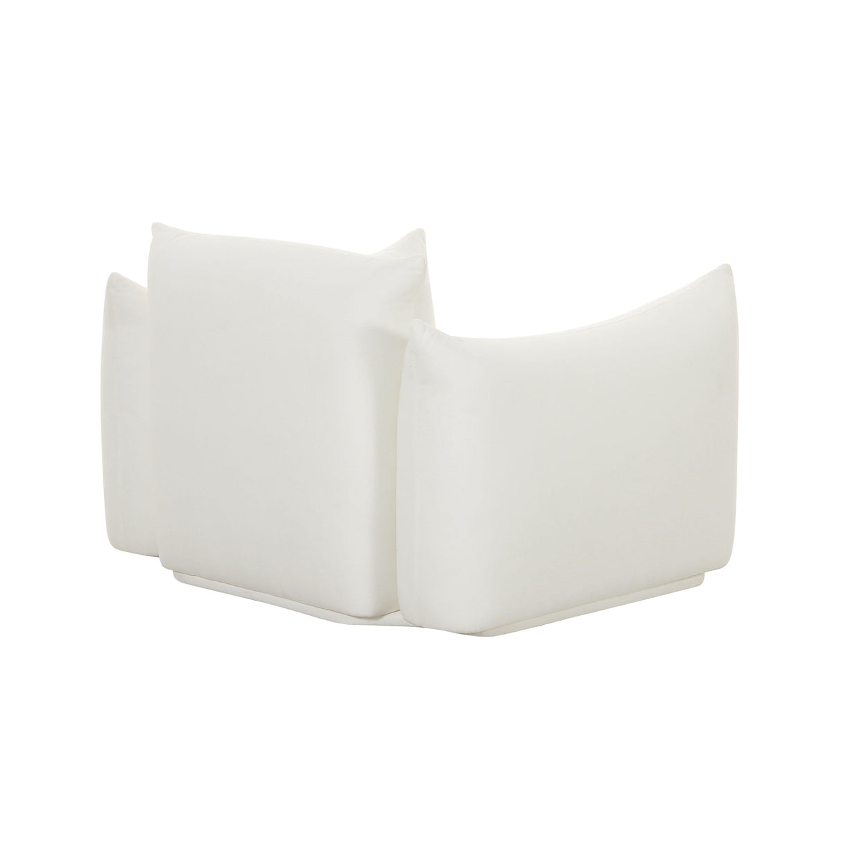 Saint Tropez Pearl Performance Fabric Stuffed Armchair by TOV Furniture at Eve Furniture