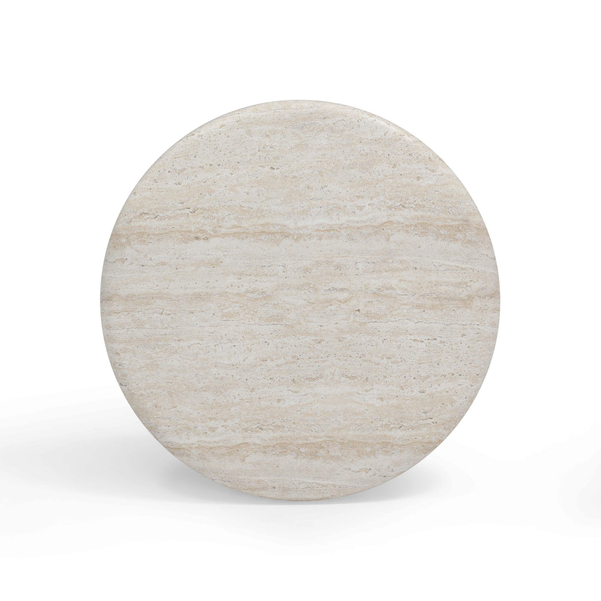 Cynthia Travertine Concrete Indoor / Outdoor Side Table by TOV Furniture at Eve Furniture