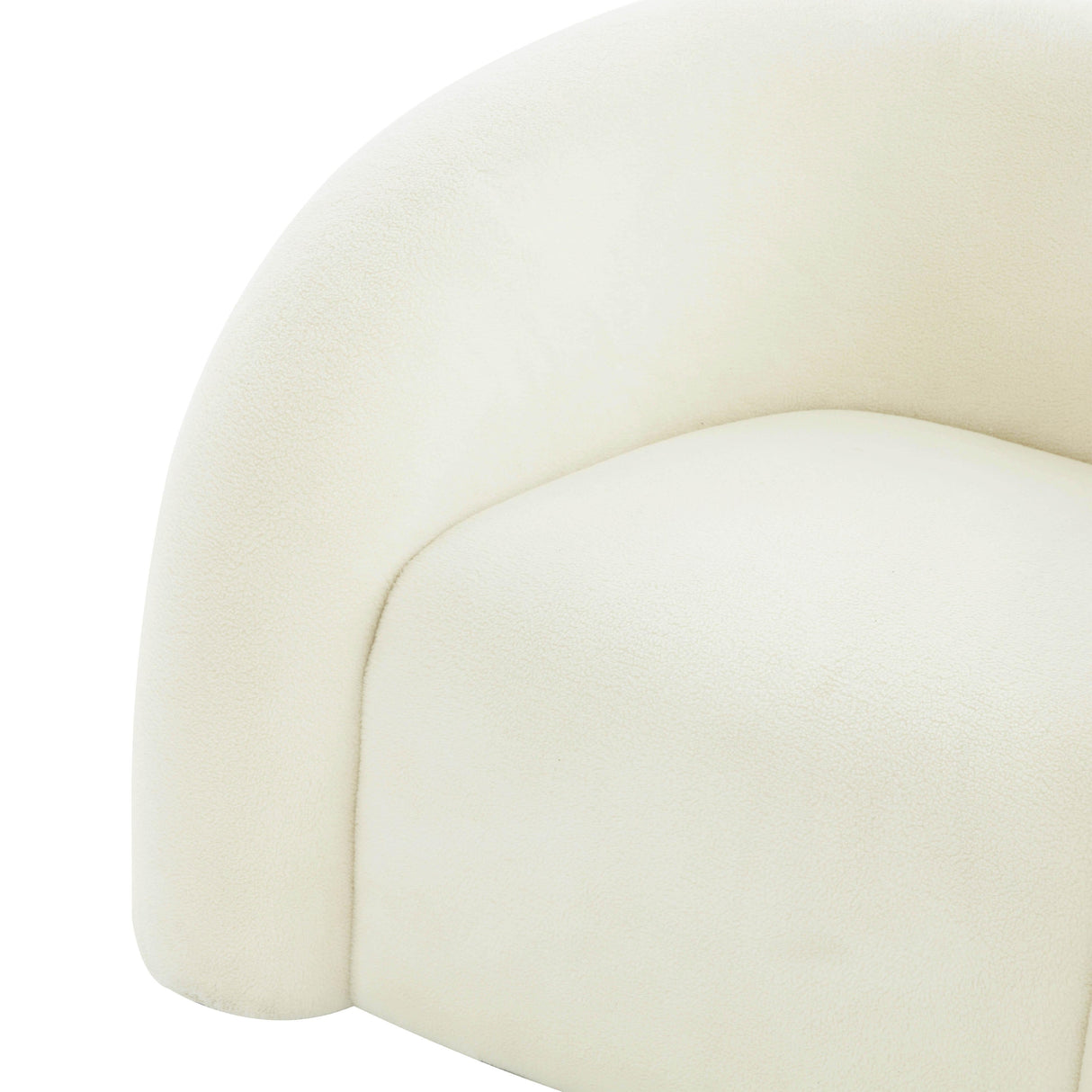 Slipper Upholstered Swivel Chair by TOV Furniture at Eve Furniture