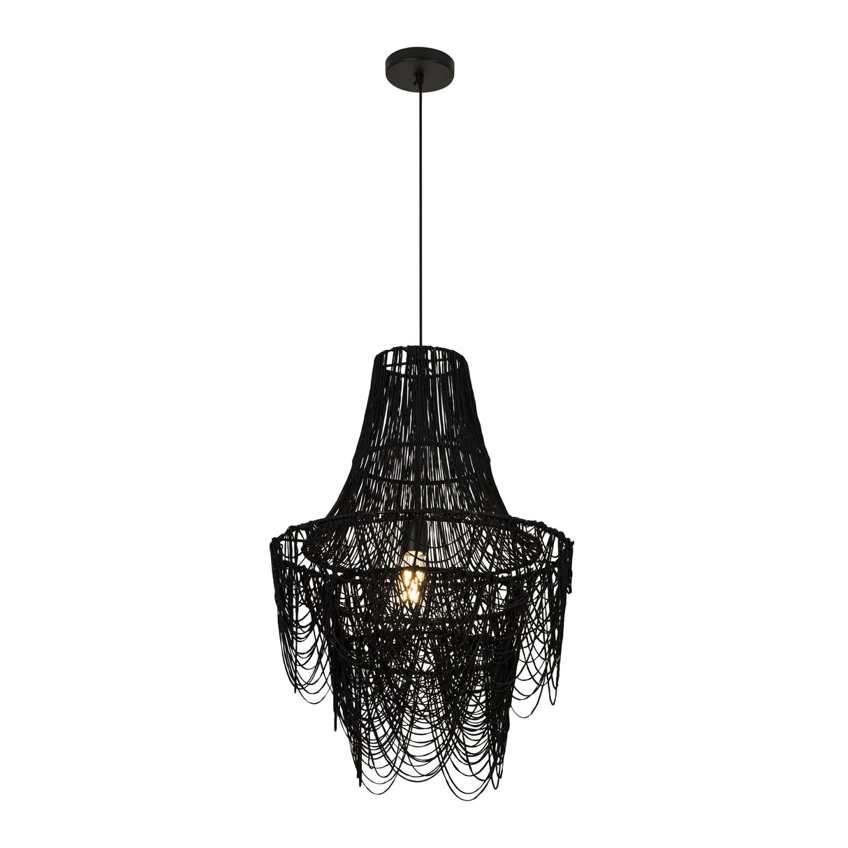 Raipur Black Pendant by TOV Furniture at Eve Furniture