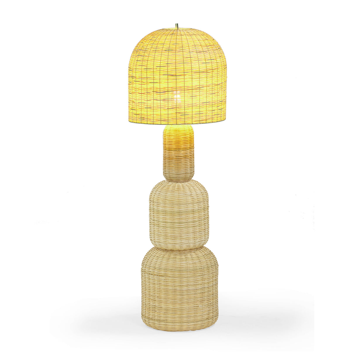 Kootu Natural Rattan Floor Lamp by TOV Furniture at Eve Furniture