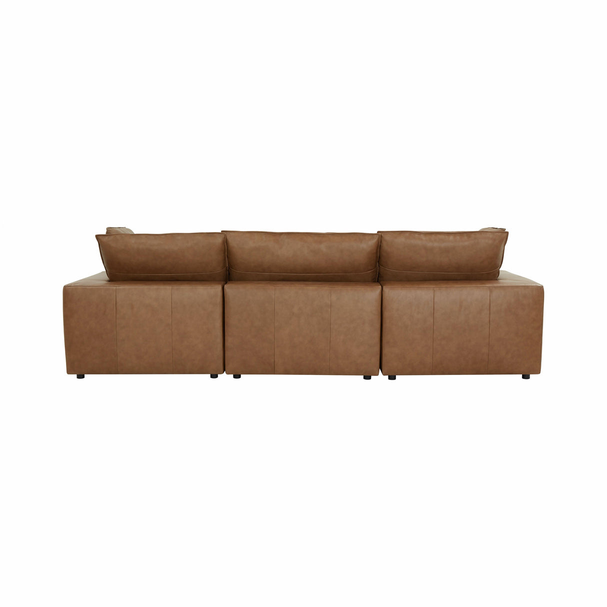 Cali Brown Leather Modular Sofa by TOV Furniture at Eve Furniture