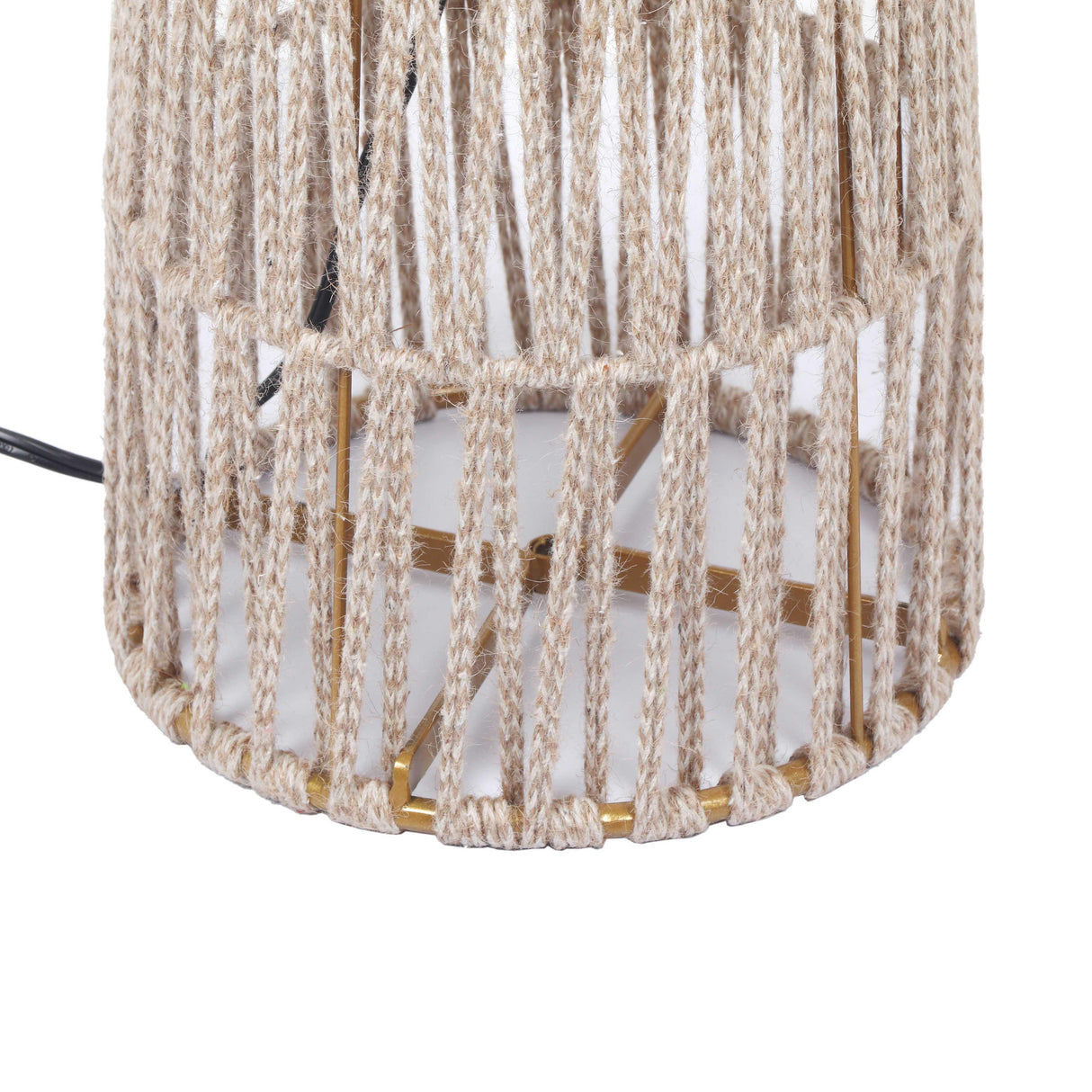 Beam Cream Natural Jute Floor Lamp by TOV Furniture at Eve Furniture