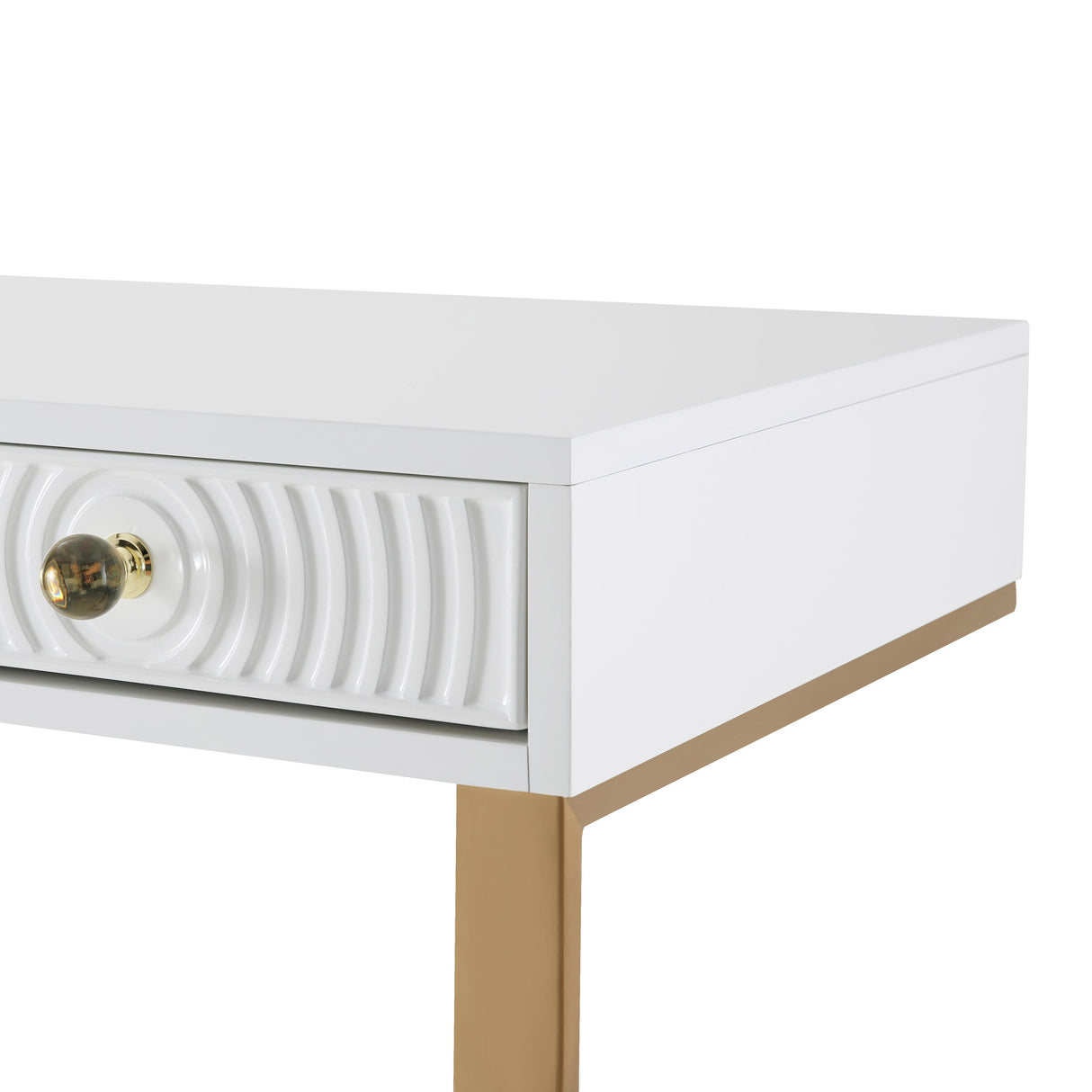 Janie Lacquer Desk by TOV Furniture at Eve Furniture